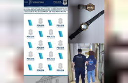 Detienen a sujeto por robo de relojes