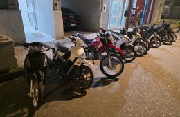 Secuestro de motos y una camioneta