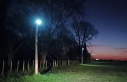 Nuevas luminarias LED solares en Sol de Mayo