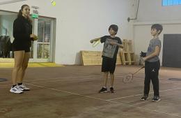 Clases de Bádminton en el Gimnasio de Newbery