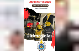 Últimos días de inscripción a los Bomberos Voluntarios de Rojas