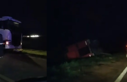 Ruta 188: chocaron un camión y una camioneta