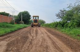 Continúa el reacondicionamiento de calles en los barrios