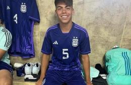 Santiago Espíndola en la lista de la Selección Argentina Sub 17