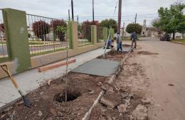 La Plaza Gálvez y la Plazoleta Almafuerte se siguen renovando