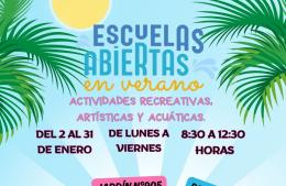Inició el programa Escuelas Abiertas en Verano