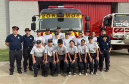 Bomberos de Rojas: hubo cierre de año de la Escuela de Cadetes