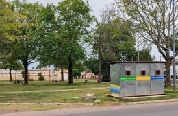 Se instaló un nuevo Punto Verde en la Plaza de las Banderas