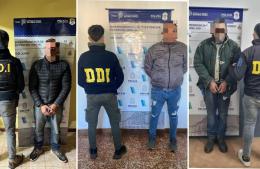 La policía detuvo a cinco delincuentes tras múltiples allanamientos
