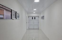 Culmin&oacute; la obra del pasillo de transferencia del Hospital